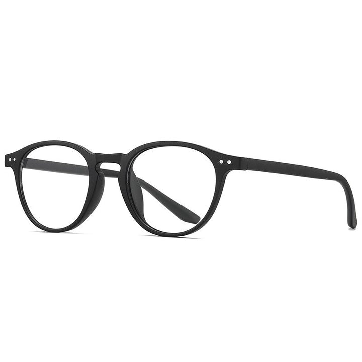 Reven Jate 2318 Tr-90 Unisex Eyeglasses Full Rim Flexible Full Rim Reven Jate matt black  