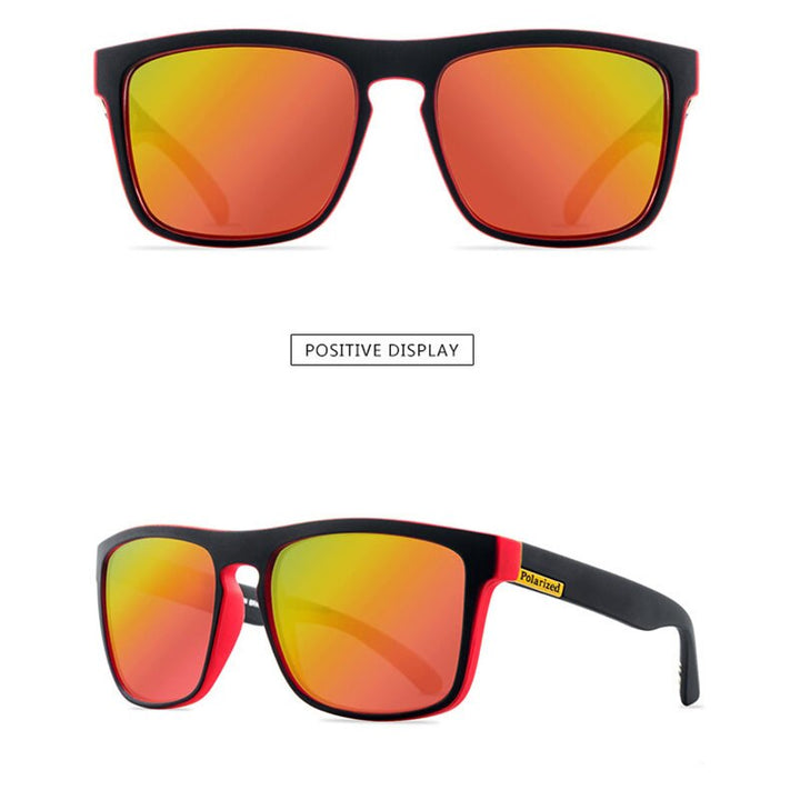 Yimaruili Men's Full Rim TR 90 Resin Frame Polarized Sunglasses 731 Sunglasses Yimaruili Sunglasses Red Other 