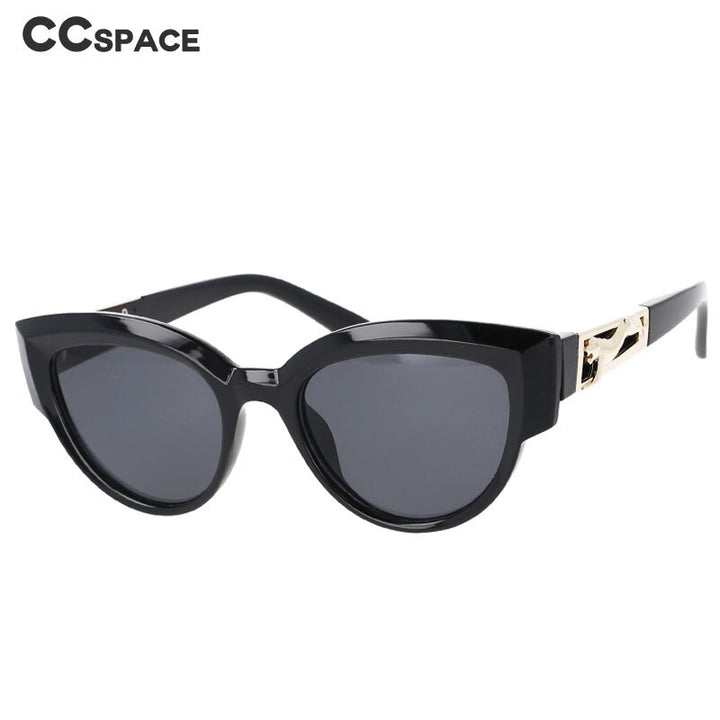 CCSpace Women's Full Rim Cat Eye Resin Frame Sunglasses 51106 Sunglasses CCspace Sunglasses   