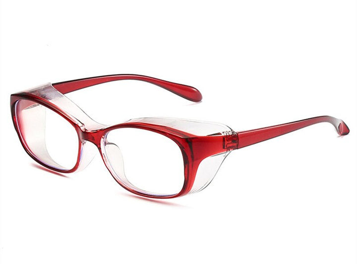 Unisex Eyeglasses Japanese Frame Anti-Fog Dust-Proof Frame SunnyFunnyDay Red  