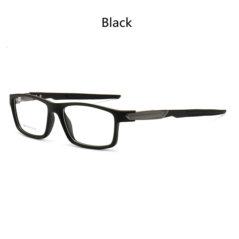 KatKani Men's Full Rim TR 90 Resin Square Sport Frame Eyeglasses K5816 Sport Eyewear KatKani Eyeglasses   