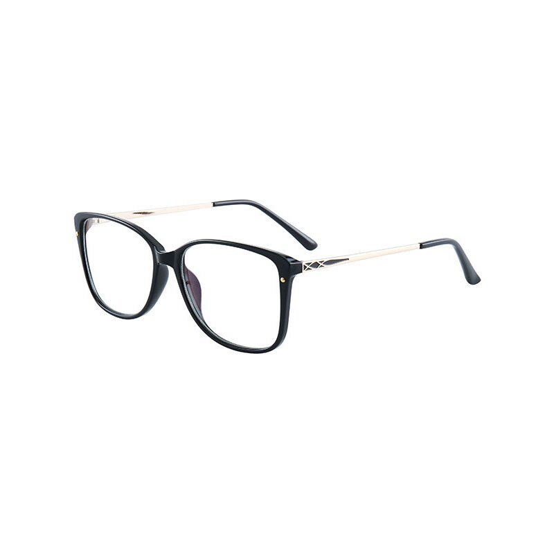 Hotony Women's Full Rim TR 90 Resin Square Frame Eyeglasses 7034 Full Rim Hotony black  