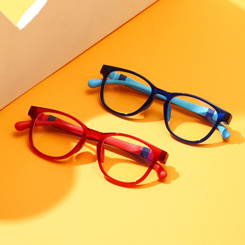 Yimaruili Unisex Children's Full Rim Silicone Frame Eyeglasses KF8509 Full Rim Yimaruili Eyeglasses   
