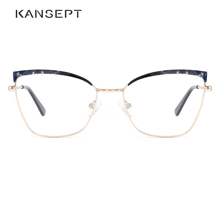 Women's Eyeglasses Cat Eye Frame Metal Mf7723 Frame Kansept   