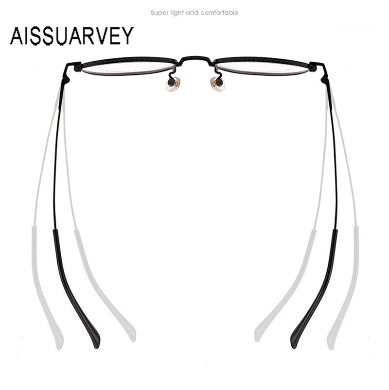 Aissuarvey Round Full Titanium Rim Frame Unisex Eyeglasses Frame Aissuarvey Eyeglasses   