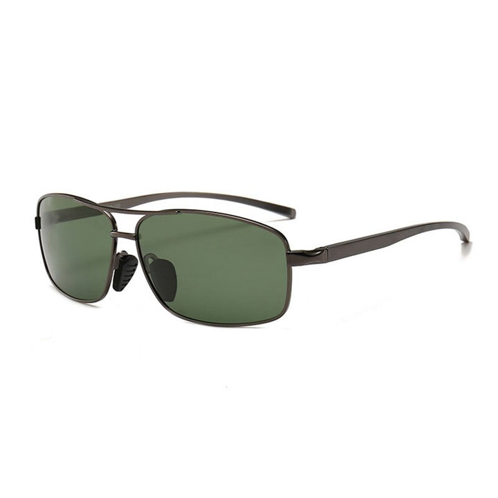 Reven Jate 2458 Men Polarized Sunglasses Uv400 Polarize Man Sunwear Sunglasses Reven Jate grey-green  