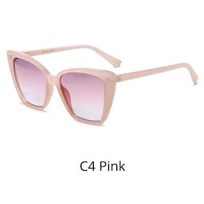 Ralferty Women's Sunglasses Cat Eye W3021227 Sunglasses Ralferty C4 Pink China 