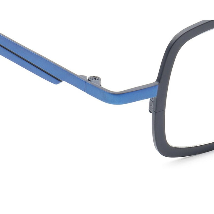Muzz Unisex Full Rim Square Titanium Punk Frame Eyeglasses T7031 Full Rim Muzz   
