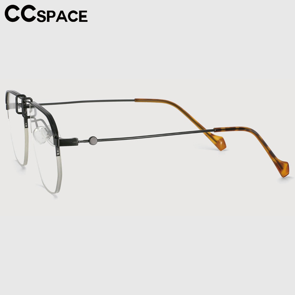 CCSpace Unisex Square Eyeglasses 56737 – FuzWeb