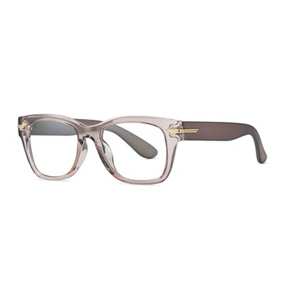 Ralferty Men's Eyeglasses Anti Blue Light D3393 Full Rim Ralferty C4 Clear Coffee  