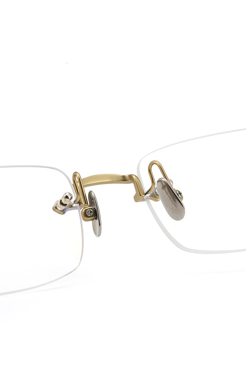 Yimaruili Men's Rimless Titanium Frame Eyeglasses WYB8808 Rimless Yimaruili Eyeglasses   