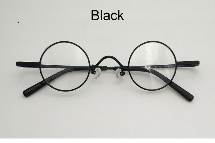 Unisex John Lennon Style Alloy Frame Reading Glasses 811001 Reading Glasses Yujo black China 