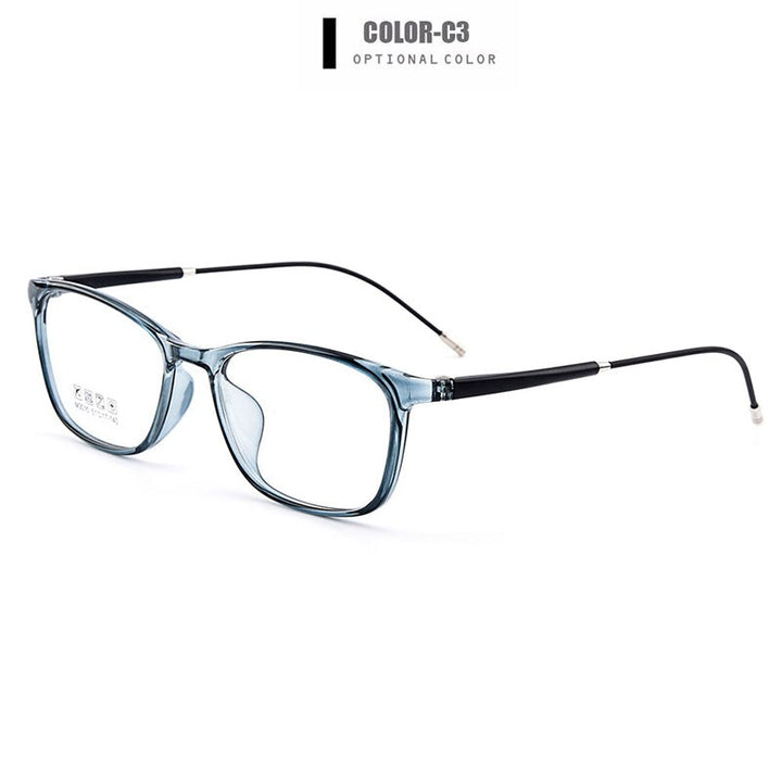 Unisex Eyeglasses Ultralight Tr90 Square Plastic M3010 Frame Gmei Optical C3  