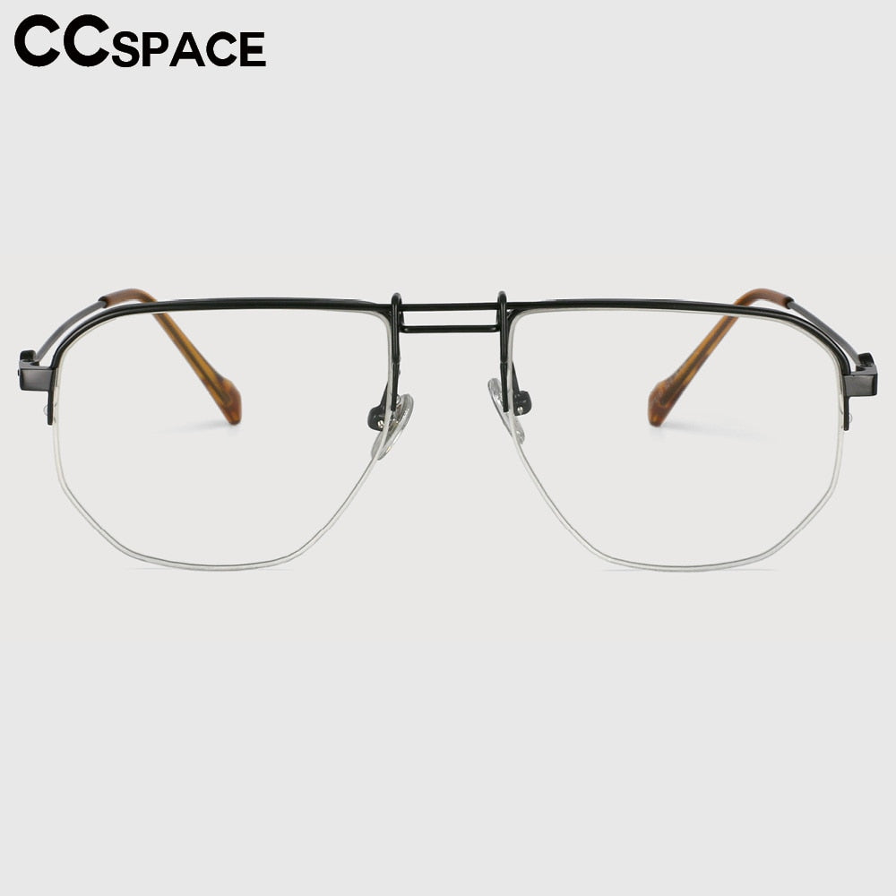 CCSpace Unisex Square Eyeglasses 56737 – FuzWeb