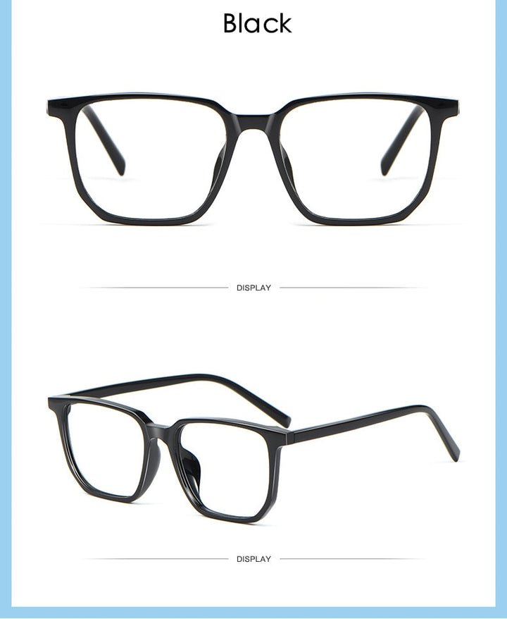 KatKani Unisex Full Rim Acetate Sheet Metal Core Square Frame Eyeglasses 09d6810 Full Rim KatKani Eyeglasses   