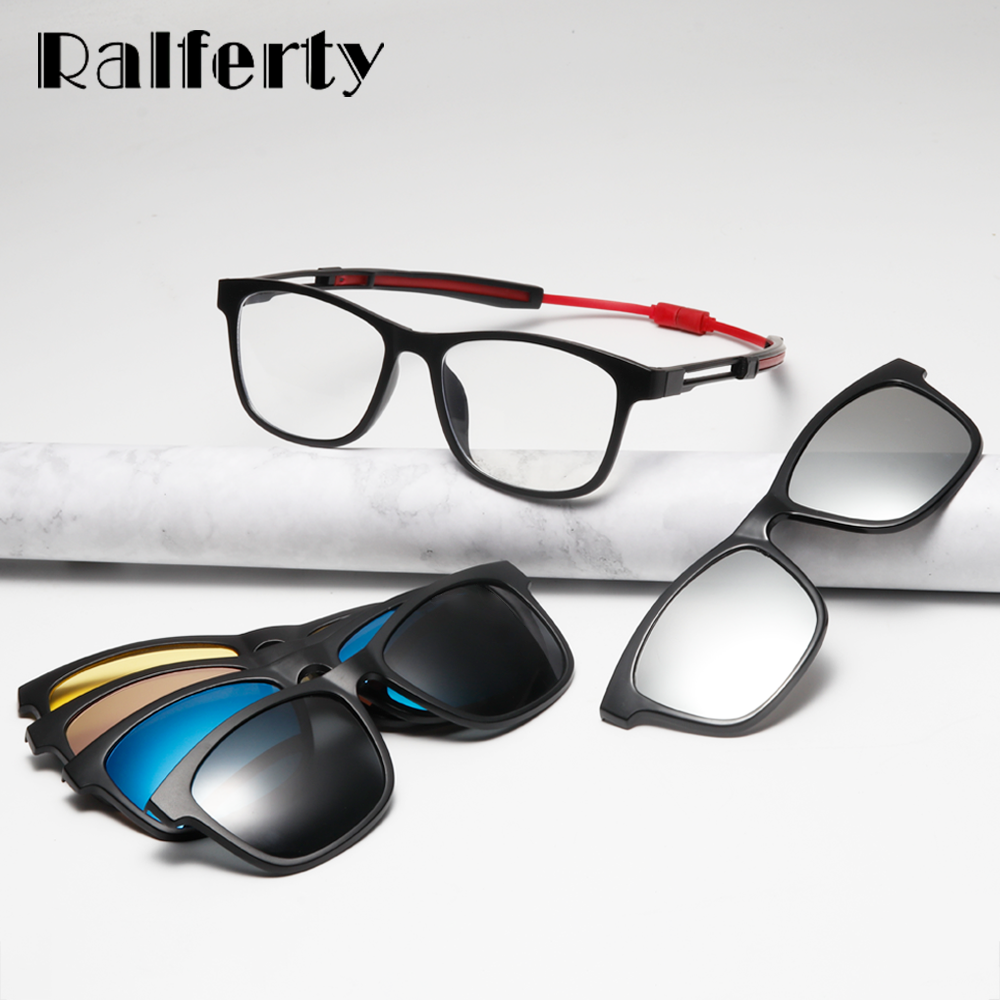 Ralferty Anti Slip Sunglasses Men Clip On Glasses Frame Sport Anti Blue Adjustable Hanging Neck Eyeglasses Sunglasses Ralferty   