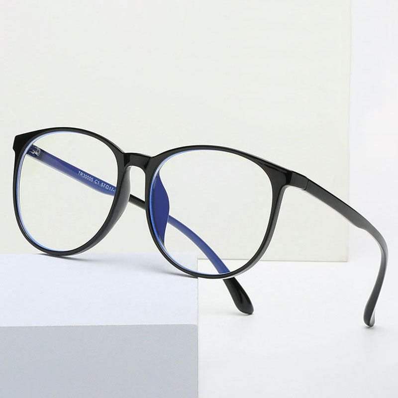 Hotony Unisex Full Rim  TR 90 Round Frame Eyeglasses 30005 Full Rim Hotony   