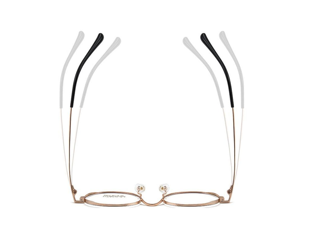 Muzz Unisex Full Rim Square Oval Titanium Frame Eyeglasses Mk5015 Full Rim Muzz   