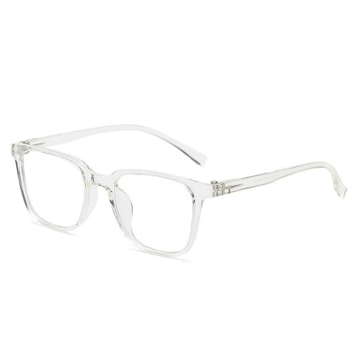 KatKani Unisex Full Rim TR 90 Resin Frame Eyeglasses 17120 Full Rim KatKani Eyeglasses Transparent  