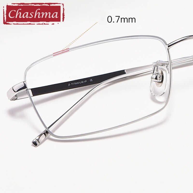 Men's Eyeglasses Pure Titanium 10109 Frame Chashma   