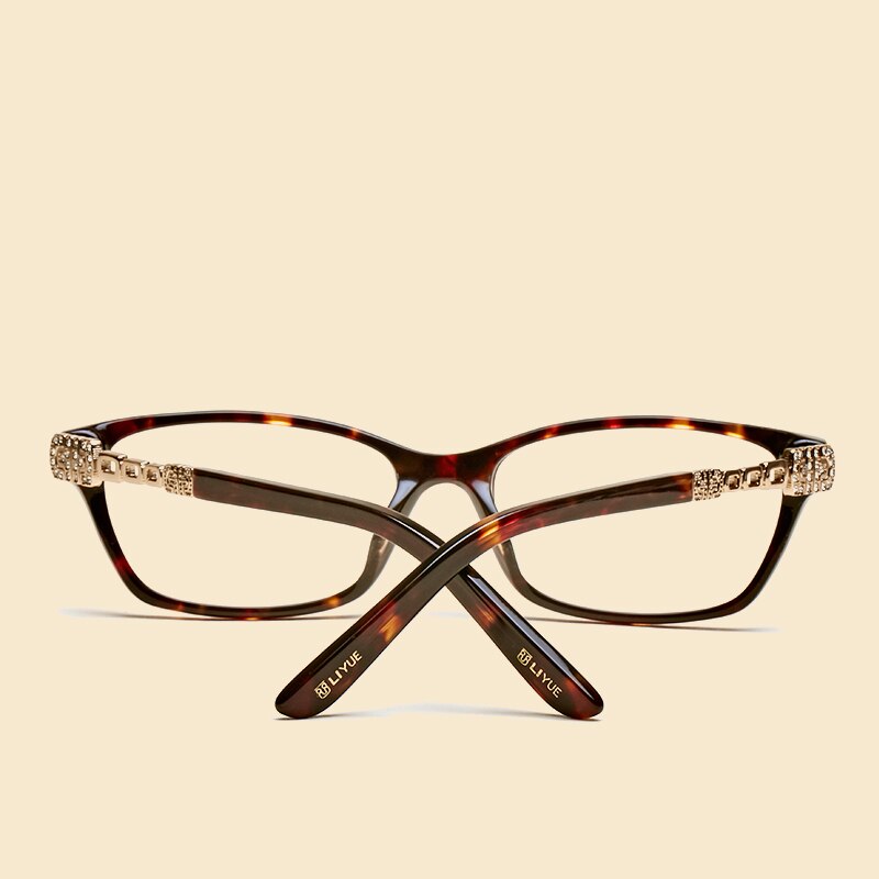 Oveliness Women's Full Rim Square Acetate Eyeglasses 4061 Full Rim Oveliness   