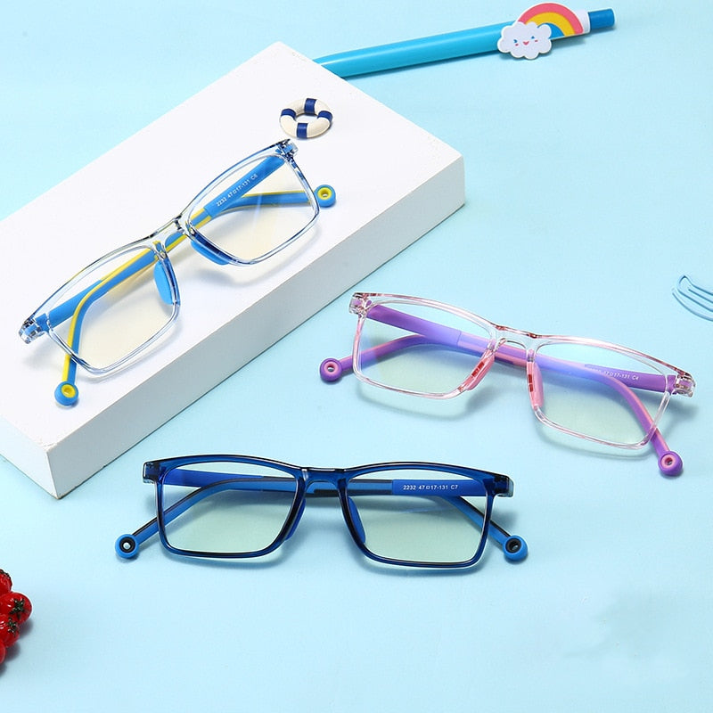 Yimaruili Unisex Children's Full Rim TR 90 Resin Frame Eyeglasses 2232 Full Rim Yimaruili Eyeglasses   