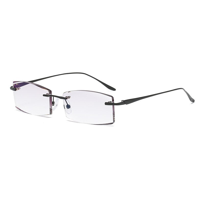 Zirosat 56059 Unisex Eyeglasses Alloy Titanium Rimless Rimless Zirosat   