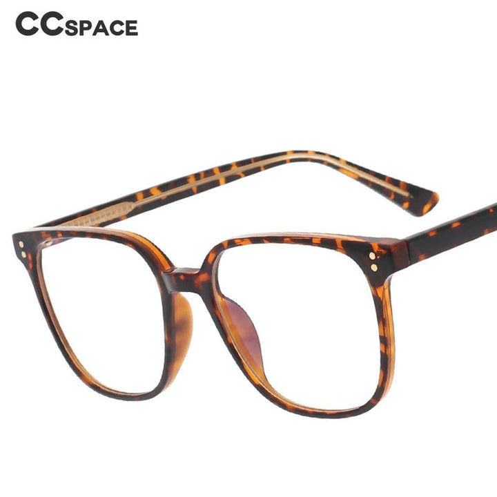 CCSpace Unisex Full Rim SquareTr 90 Resin Frame Eyeglasses 53324 Full Rim CCspace   