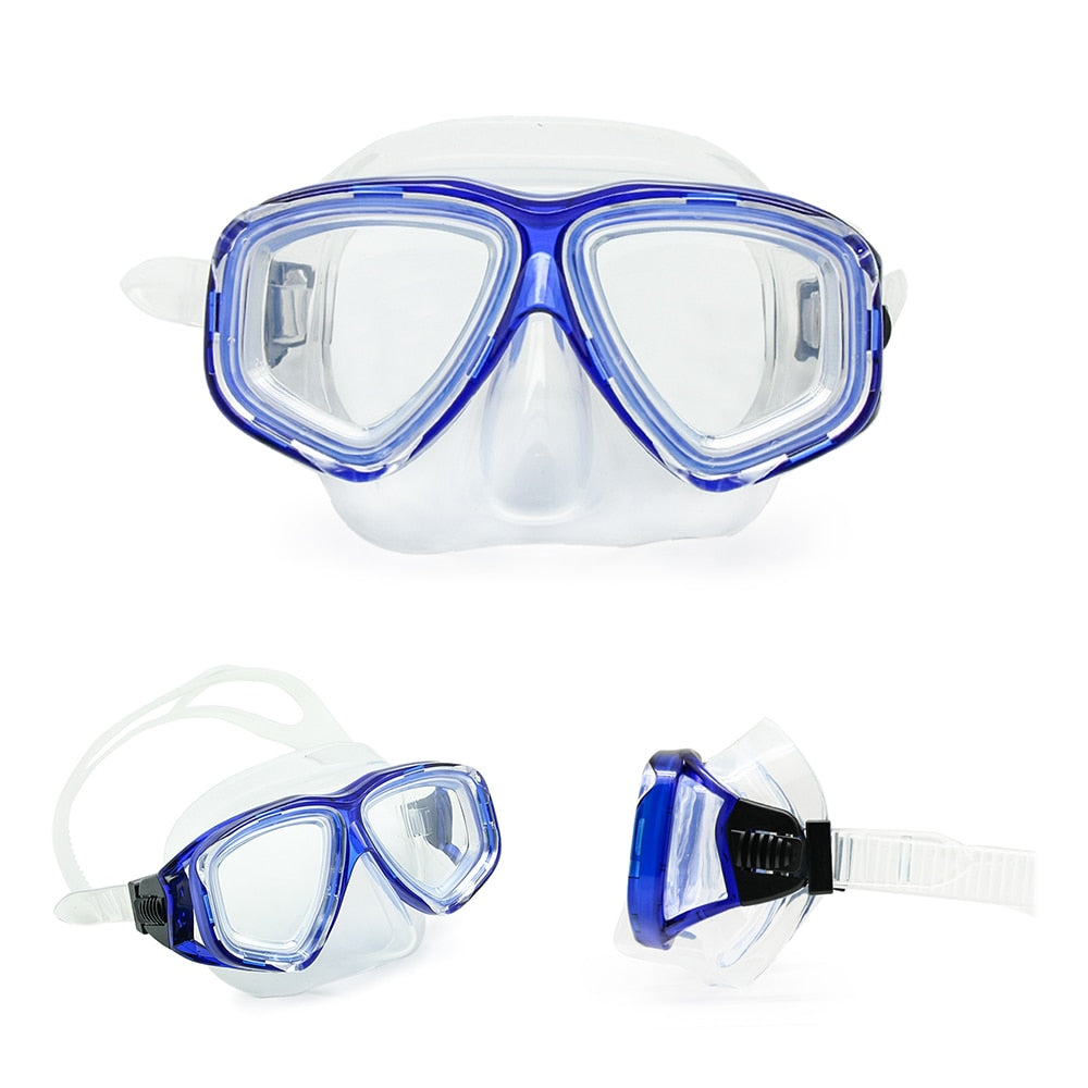 Unisex Customizable Myopic Strength Snorkel Goggles Goggles Enzodate   