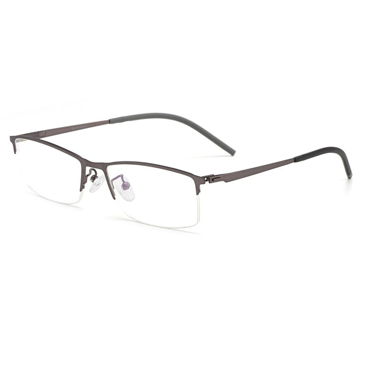 Men's Eyeglasses Titanium Alloy S6607 Spring Hinges Frame Gmei Optical   