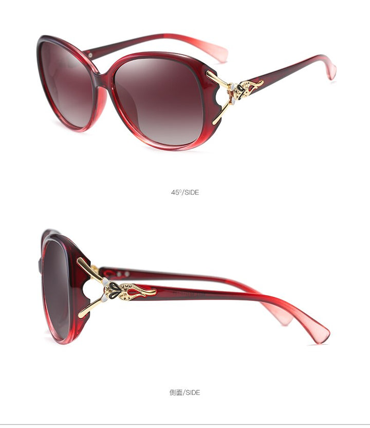 Aidien Women's Polycarbonate Frame Sunglasses Customizable Lenses 8842 Sunglasses Aidien   