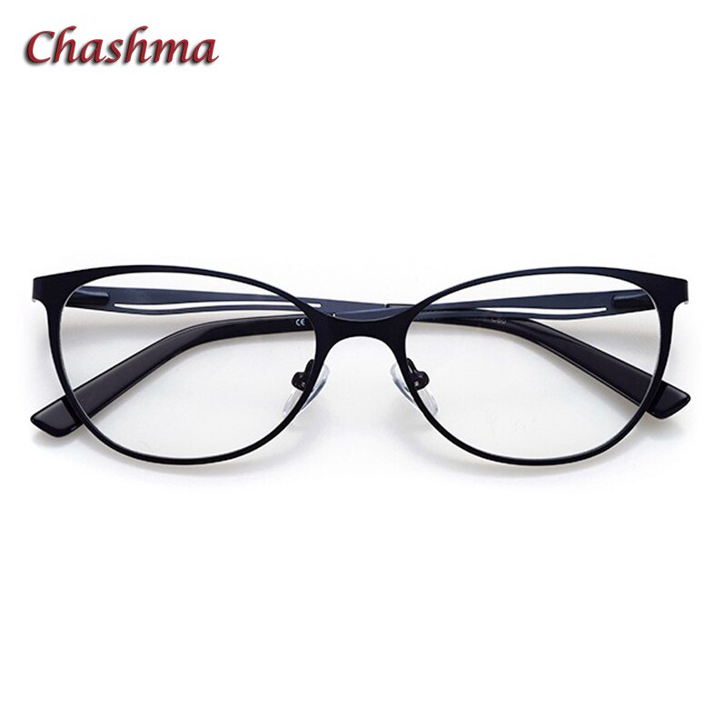 Chashma Ochki Women's Full Rim Square Cat Eye Alloy Eyeglasses 4104 Full Rim Chashma Ochki   