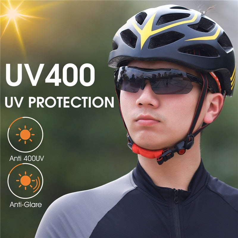 West Biking Photochromic Sports Glasses UV Protection Sunglasses