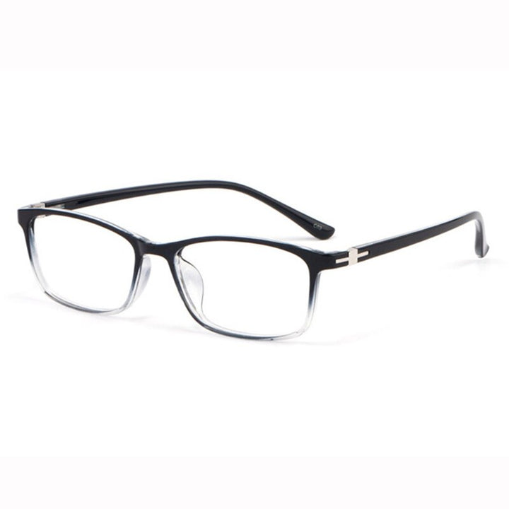 Hotony Women's Full Rim Square Acetate Frame Eyeglasses 6631 Full Rim Hotony Gradient Black  
