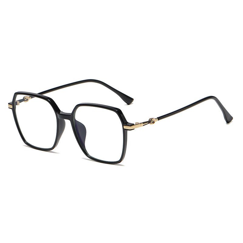 Hotony Women's Full Rim TR 90 Resin Square Frame Eyeglasses Lk303 Full Rim Hotony   