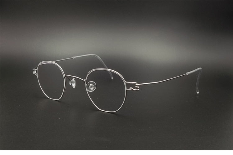 Unisex Polygonal Handcrafted Frame Eyeglasses Customizable Lenses Frame Yujo glasses China 
