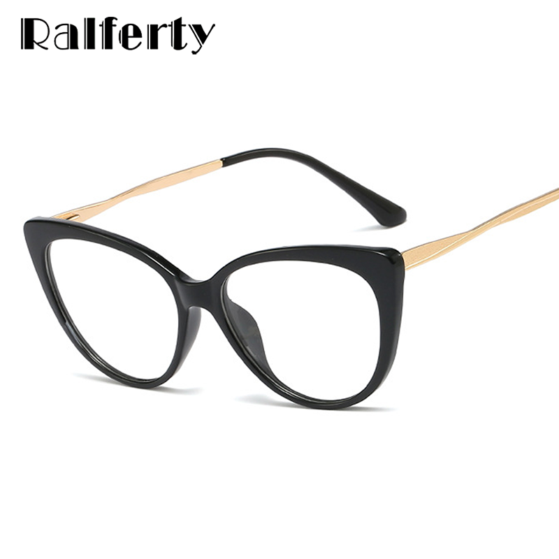 Ralferty Tr90 Cat Eye Glasses Frame For Women Anti Blue Ray Computer Anti Blue Ralferty   