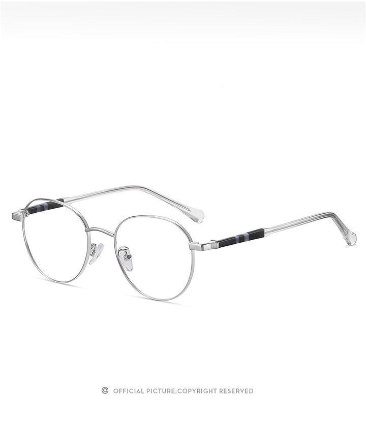 KatKani Unisex Full Rim Acetate Alloy Frame Eyeglasses K1922 Full Rim KatKani Eyeglasses   