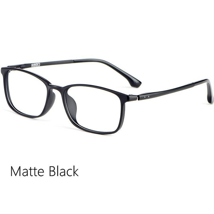 Yimaruili Unisex Full Rim Ultem Frame Eyeglasses 9801 Full Rim Yimaruili Eyeglasses Matte Black China 