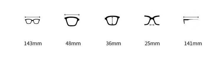 CCSpace Unisex Full Rim Square Cat Eye Resin Rivet Frame Eyeglasses 47105 Full Rim CCspace   