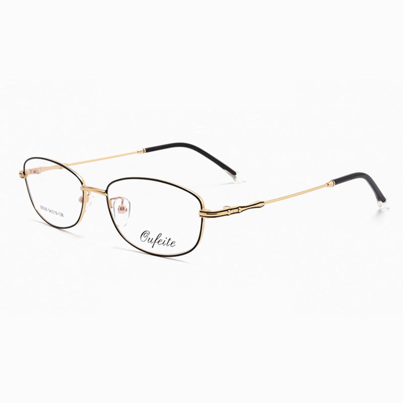 Reven Jate Full Rim Rectangle Eyeglasses Alloy Women's 050 Frames Reven Jate black  