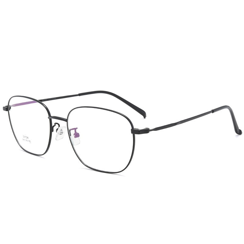 Men's Full Rim Titanium Alloy Frame Eyeglasses Zt1124 Full Rim Bclear   