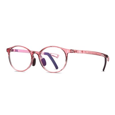 Ralferty Kids' Eyeglasses Ultra-Light Tr90 D5108 Frame Ralferty C3 Purple Red  