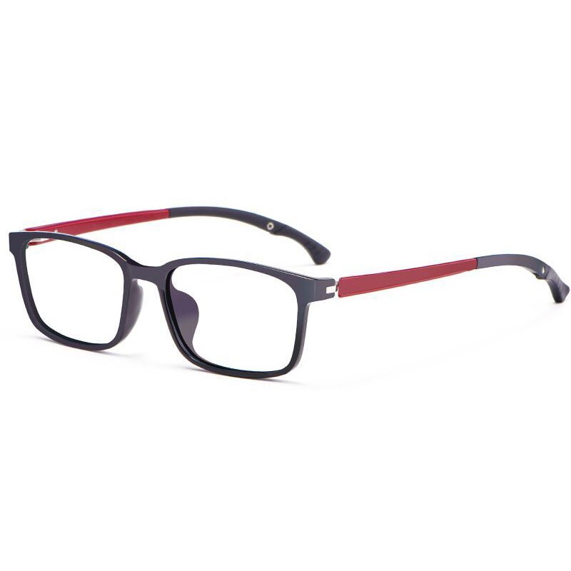 Handoer Men's Full Rim Square Acetate Eyeglasses 5106 Full Rim Handoer Red  