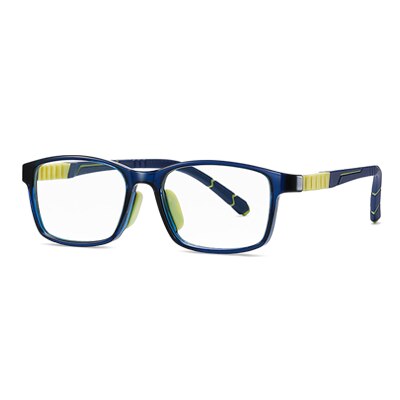 Ralferty Kids' Eyeglasses TR90 Anti-glare Anti Blue Light D821 Anti Blue Ralferty C4 Clear Blue  