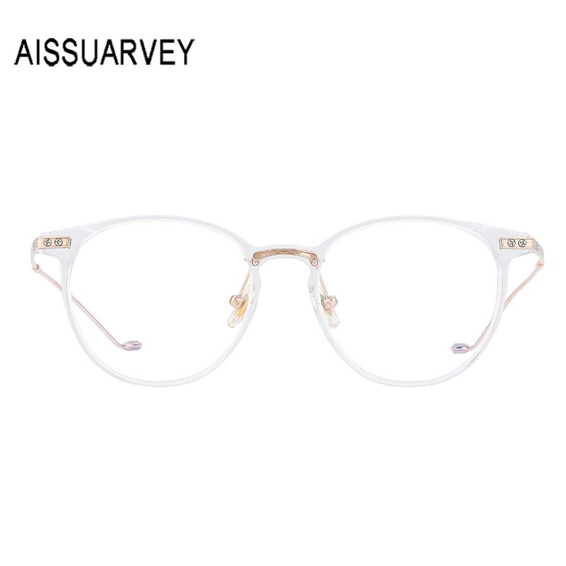 Aissuarvey Full Rim Titanium Acetate Plated Frame Unisex Eyeglasses Full Rim Aissuarvey Eyeglasses   