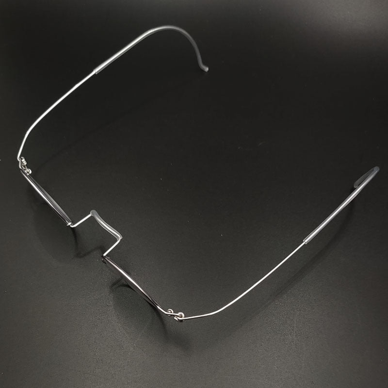 Unisex Handcrafted Optional Circle Diameter Stainless Steel Frame Customizable Lenses Frame Yujo   
