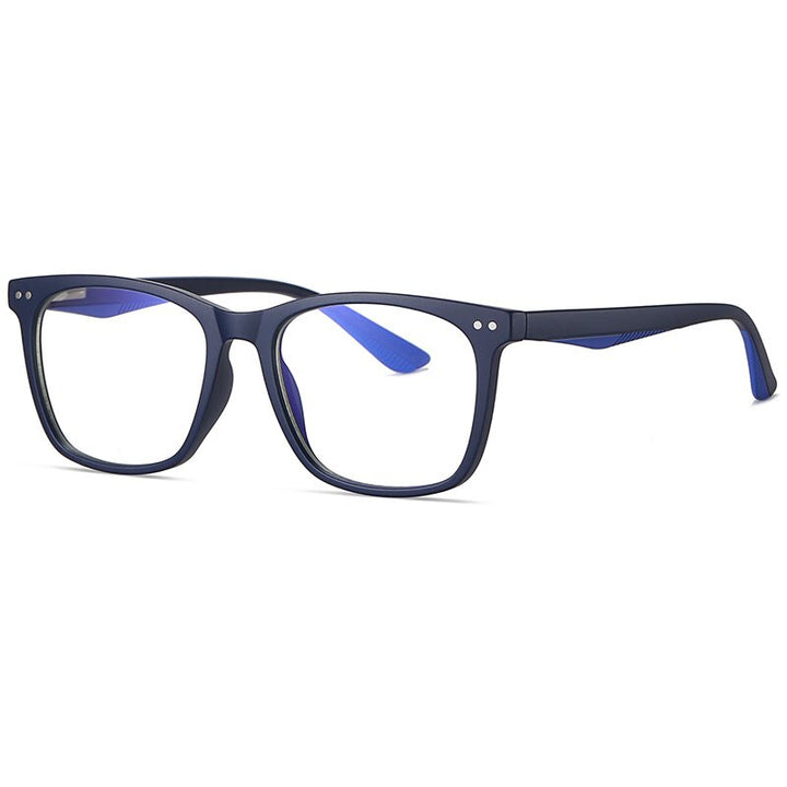 Hotochki Men's Full Rim Acetate Frame Anti Blue Light Lens Eyeglasses 2322 Full Rim Hotochki Blue  