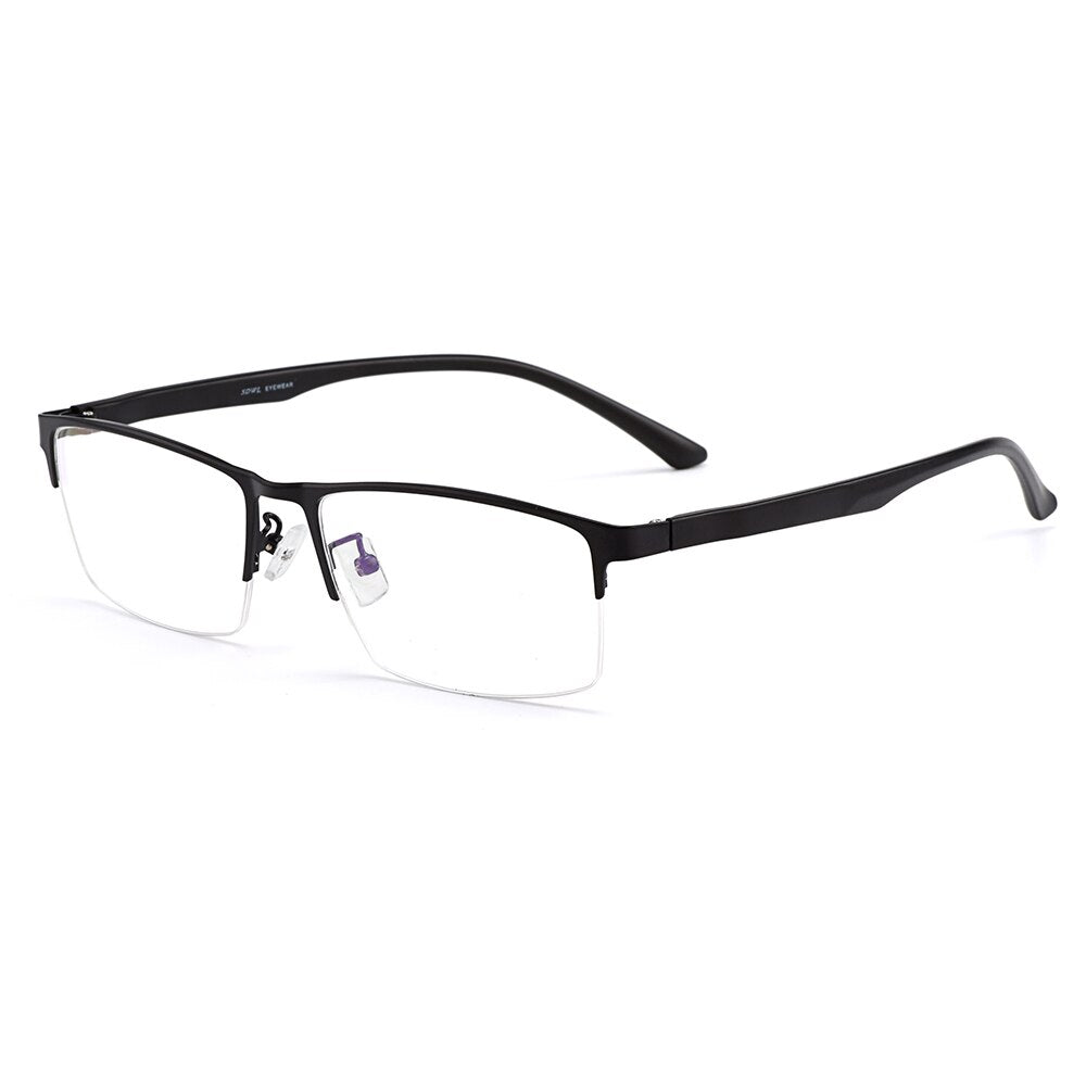 Men's Eyeglasses Ultralight Alloy Tr90 Legs IP Electroplating S61001 Frame Gmei Optical C24  