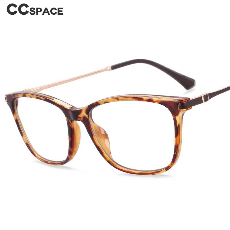 CCSpace Unisex Full Rim Square Tr 90 Resin Frame Eyeglasses 54108 Full Rim CCspace   